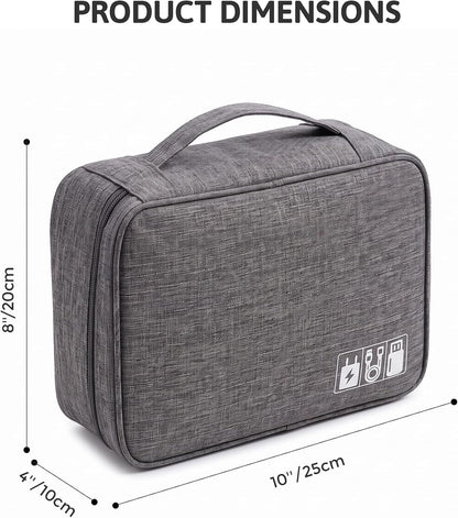 Electronics Travel Organizer, Two-Layer Tech Case
