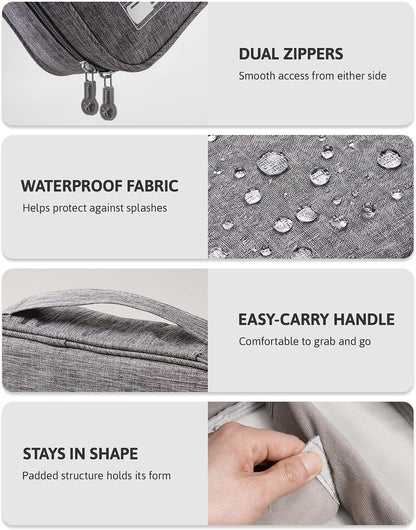 Electronics Travel Organizer, Two-Layer Tech Case